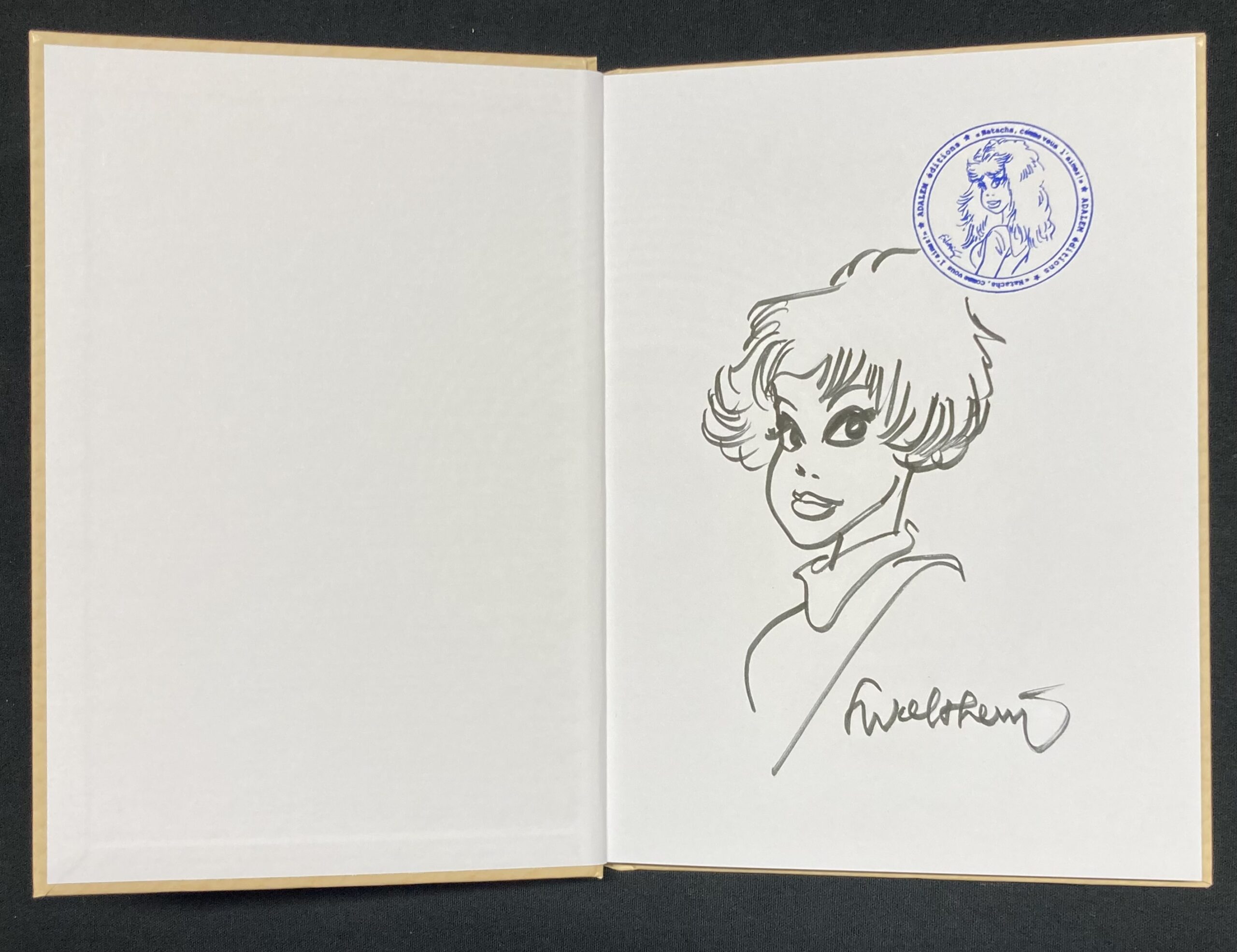 Walthéry - Dédicace : Natacha et ses amies - Tirage Collector luxe version beige - Amazone BD