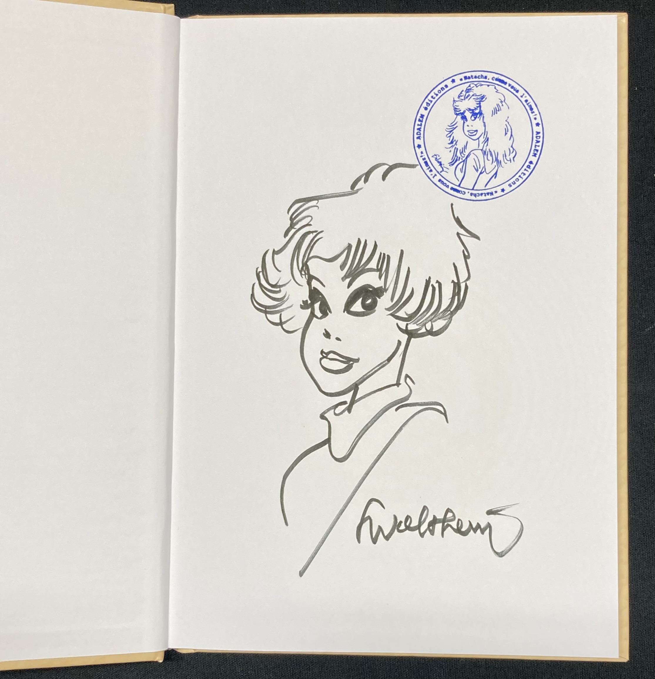 Walthéry - Dédicace : Natacha et ses amies - Tirage Collector luxe version beige - Amazone BD