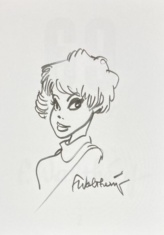 Walthéry - Dédicace / Natacha Artbook 69 N° 2  - Tirage de tête Version jaune (2026)